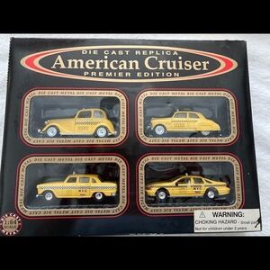 American Cruiser Die Cast Replica Premier Edition 1:64 Taxi Series NIB